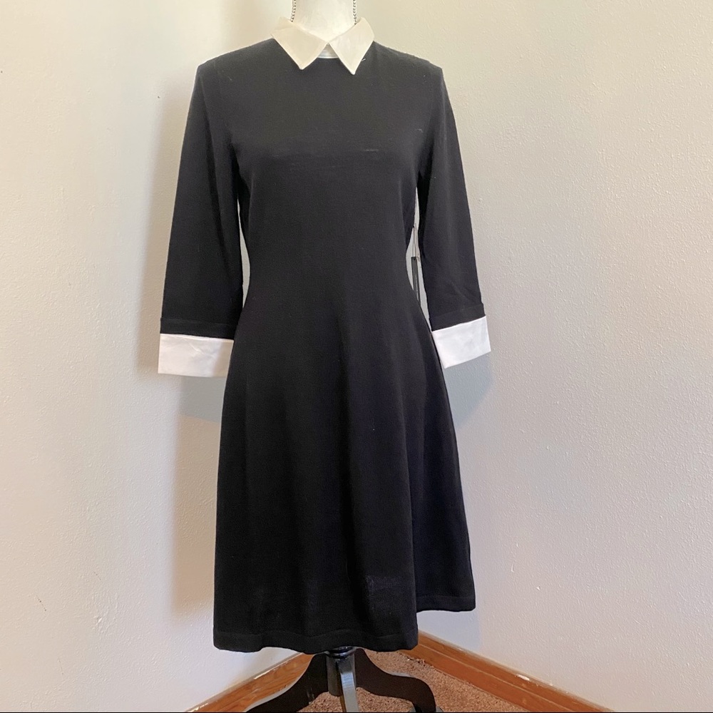 Tahari collared sweater dress women’s medium